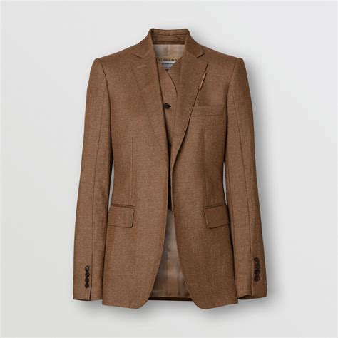 burberry tailored jacket brown|Burberry jacket used.